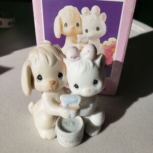 Precious Moments "True Blue Friends" 1991